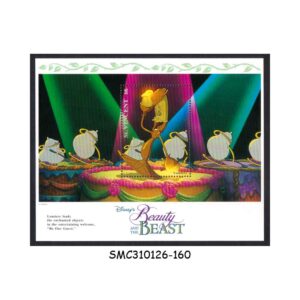 Stamps from ST. VINCENT - 1992 DISNEY'S CLASSIC BEAUTY & THE BEAST / DISNEY MOVIE ANIMATION - MIN. SHEET MINT NH
