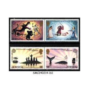 Stamps from JERSEY - 1981 EUROPA - FOLKLORE - 4V MINT NH