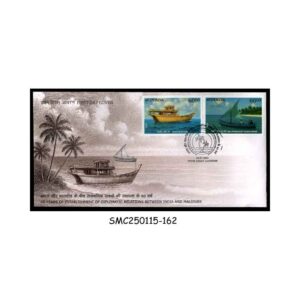 Stamps from INDIA - 2025 60 YEARS OF DIPLOMATIC RELATION WITH MALDIVES - SE-TENANT  FDC