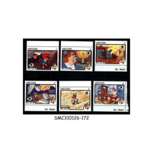 Stamps from GRENADA - 1989 WORLD STAMP EXPO ´89', USA / DISNEY ANIMATION - 6V - MINT NH