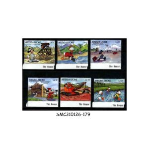 Stamps from SIERRA LEONE - 1990  MICKEY & DONALD / DISNEY ANIMATION - 6V MINT NH
