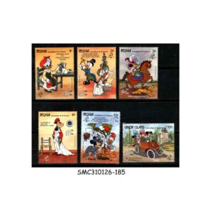 Stamps from BEQUIA - 1989 PHILEXFRANCE '89 / DISNEY ANIMATION - 6V MINT NH