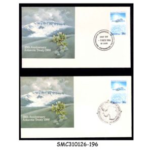 Cover from AUSTRALIAN ANTARCTIC TERRITORY - 1986 25th ANNIVERSARY OF ANTARCTIC TREATY - SET OF 2 FDC