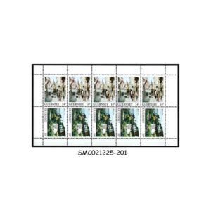 Stamps from GUERNSEY - 1984 DEFINITIVE SERIES : BAILIWICK VIEWS - BOOKLET PANE MINT NH