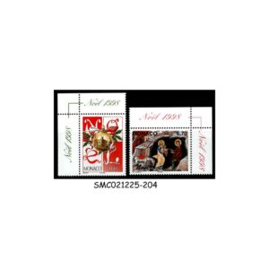 Stamps from MONACO - 1998 CHRISTMAS - 2V - MINT NH
