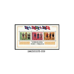 Stamps from FAROE ISLANDS - 1983 INAUGURATION OF NORDIC HOUSE,TORSAVN - MIN. SHEET MINT NH