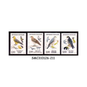 Stamps from FRANCE - 1984 LOCAL BIRDS - 4V - MINT NH