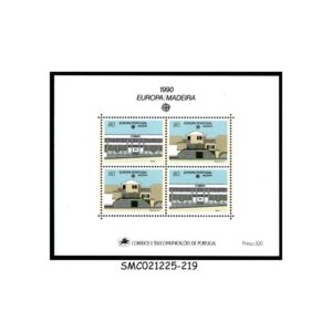 Stamps from PORTUGAL MADEIRA ISLANDS - 1990 EUROPA / ARCHITECTURE - MIN. SHEET MINT NH