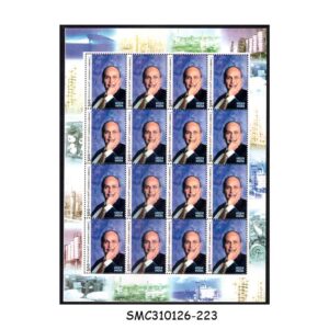 Stamps from INDIA - 2002 DHIRUBHAI H. AMBANI ( RELIANCE ) INDUSTRIALIST- SHEETLET - MINT NH