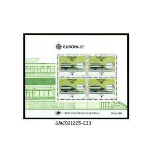 Stamps from PORTUGAL MADEIRA ISLANDS - 1987 EUROPA / ARCHITECTURE - MIN. SHEET MINT NH