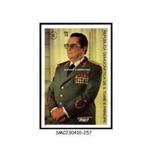 Stamps from SAO TOME & PRINCIPE - 1981 JOSIP BROZ TITO - OVPT MIN. SHEET MINT NH IMPERF