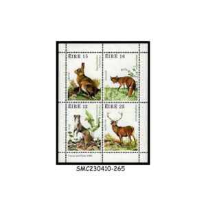Stamps from IRELAND - 1980 FLORA & FAUNA / ANIMALS - MIN. SHEET MINT NH