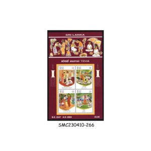 Stamps from SRI LANKA - 2003 VESAK FESTIVAL - MIN. SHEET MINT NH