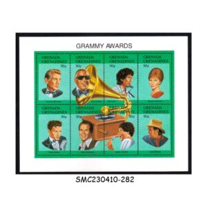 Stamps from GRENADA GRENADINES - 1992 GRAMMY AWARDS / MUSIC - MIN. SHEET MINT NH