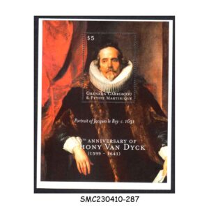 Stamps from GRENADA CARRIACOU & PETITE MARTINIQUE - 2000 ANTHONY VAN DYCK'S PAINTING - MIN/SHT MINT NH