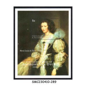 Stamps from GRENADA CARRIACOU & PETITE MARTINIQUE - 2000 ANTHONY VAN DYCK'S PAINTING - MIN. SHEET MINT NH