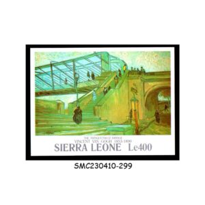 Stamps from SIERRA LEONE - 1991 PAINTINGS BY VINCENT VAN GOGH - MIN. SHEET MINT NH