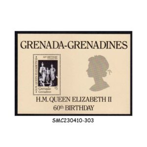 Stamps from GRENADA GRENADINES - 1986 60th BIRTHDAY OF QUEEN ELIZABETH II - MIN. SHEET MINT NH