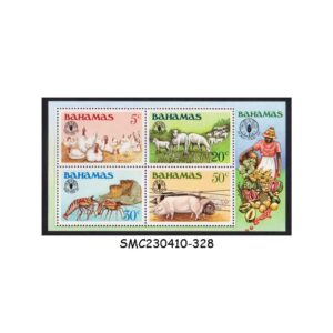Stamps from BAHAMAS - 1981 WORLD FOOD DAY - MIN. SHEET MINT NH