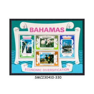 Stamps from BAHAMAS - 1975 ECONOMIC DIVERSIFICATION - MIN. SHEET MINT NH