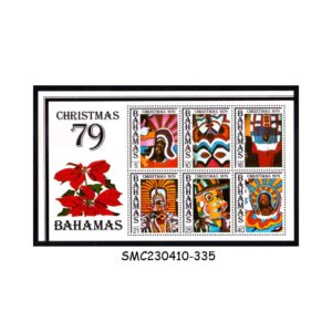 Stamps from BAHAMAS - 1979 CHRISTMAS - MIN. SHEET - MINT NH