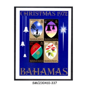Stamps from BAHAMAS - 1972 CHRISTMAS - MIN. SHEET - MINT NH