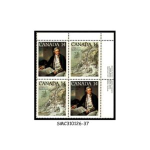 Stamps from CANADA - 1978 BICENTENARY OF COOK'S THIRD VOYAGE - BLOCK OF 4 - MINT NH