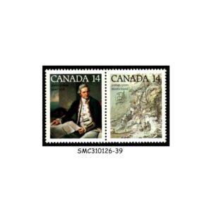 Stamps from CANADA - 1978 BICENTENARY OF COOK'S THIRD VOYAGE - 2V SE-TENANT - MINT NH