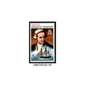 Stamps from BRITISH ANTARCTIC TERRITORY - 1978 CAPTAIN COOK / POLAR EXPLORER - 1V MINT NH