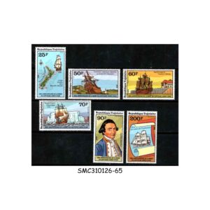 Stamps from TOGO - 1979 DEATH BICENTENARY OF CAPTAIN JAMES COOK - 6V MINT NH