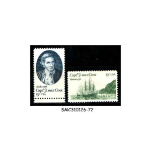 Stamps from UNITED STATES - 1978 BICENTENARY OF CAPTAIN COOK'S VISITS TO HAWAII AND ALASKA - 2V - MINT NH