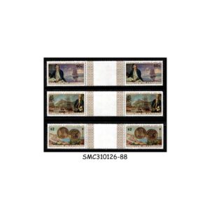 Stamps from COOK ISLANDS - 1978 BICENTENARY OF DISCOVERY OF HAWAII SET OF 3V GUTTER PAIR - MINT NH