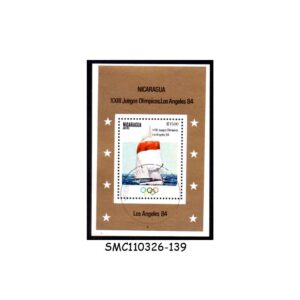 Stamps from NICARAGUA - 1984 SUMMER OLYMPIC LOS ANGELES '84 - MIN. SHEET CTO
