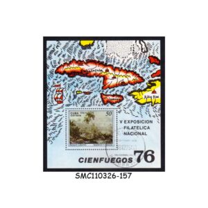 Stamps from CUBA - 1976 CIENFUEGOS76 NATIONAL STAMP EXHIBITION - MIN. SHEET CTO