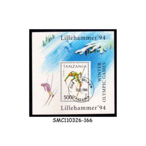 Stamps from TANZANIA - 1994 WINTER OLYMPIC GAMES '94 LILLEHAMMER - MIN. SHEET CTO