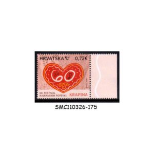 Stamps from CROATIA - 2025 60th FESTIVAL OF KAJKAVIAN SONGS / MUSIC - 1V MINT NH