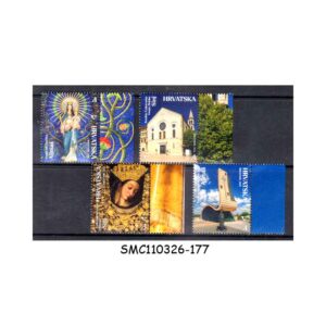 Stamps from CROATIA - 2025 MARIAN SHRINES OF CROATIA - 4V - MINT NH