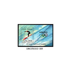 Stamps from GUINEA BISSAU - 1983 WINTER OLYMPIC GAMES  - SARAJEVO - MIN. SHEET - CTO