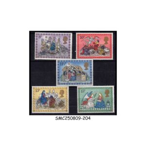 Stamps from GREAT BRITAIN - 1979 CHRISTMAS - 5V - MINT NH