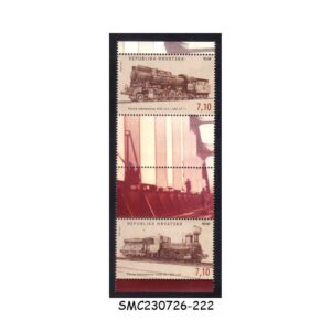 Stamps from CROATIA - 2012 STEAM LOCOMOTIVES / RAILWAY - 2V MINT NH