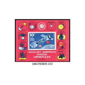 Stamps from HUNGARY - 1975 APOLLO - SOYUZ SPACE PROGRAMME - MIN. SHEET MINT NH