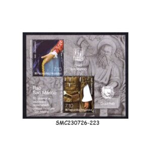 Stamps from CROATIA - 2012 RAB - SAN MARINO - MIN. SHEET MINT NH