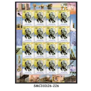 Stamps from INDIA - 2008 HENNING HOLCK-LARSEN - SHEETLET - MINT NH