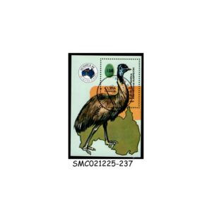 Stamps from CUBA - 1984 EMU BIRDS / AUSIPEX '84 - MIN. SHEET - CTO