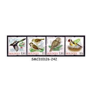 Stamps from MOLDOVA - 2010 BIRDS - 4V - MINT NH