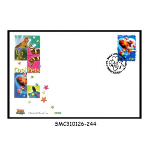 Stamps from IRELAND - 2001 GREETINGS STAMPS - PETS - FDC