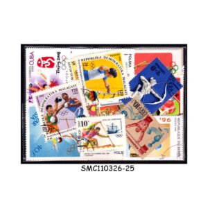 COLLECTION OF OLYMPICS STAMPS FROM DIFFERENT COUNTRIES - 50V - USED