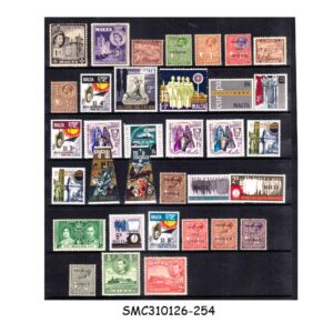 Stamps from MALTA - SELECTED STAMPS FROM VINTAGE TO MODERN - 30V - MINT ( MOSTLY HINGED)