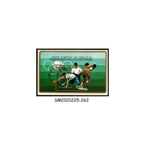 Stamps from NICARAGUA - 1984 SUMMER OLYMPIC GAMES LOS ANGELES - MIN. SHEET CTO