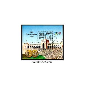 Stamps from GUINEA BISSAU - 1983 SUMMER OLYMPIC GAMES LOS ANGELES - MIN. SHEET CTO